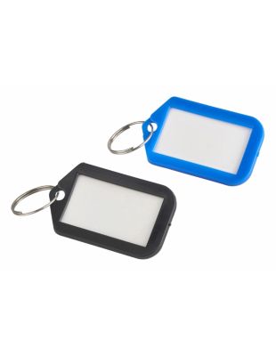 Lot de 10 portes-étiquettes, couleurs assorties, 49.5x29mm - THIRARD