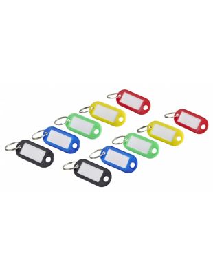 Lot de 10 portes-étiquettes, couleurs assorties, 50x20mm - THIRARD
