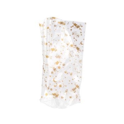 Lot de 10 sachets biscuits de noël doré Zenker