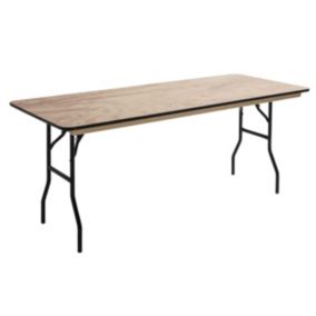 Lot de 10 Tables pliantes en bois 180 cm  Oviala