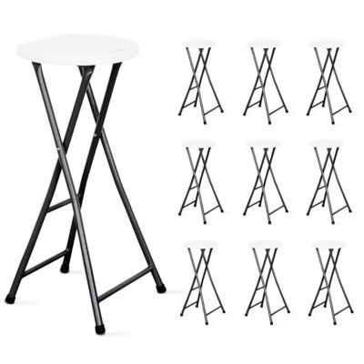 Lot de 10 tabourets de bar pliant  Oviala