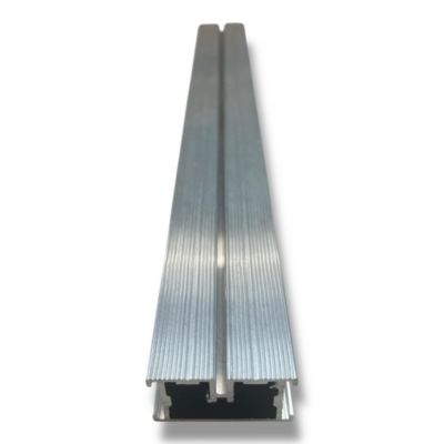 Lot de 10 unités de lattes tubulaires en aluminium  2000x40x40 mm aluminium 2 mm