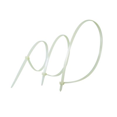 Lot de 100 colliers de serrage nylon autobloquant pour gaine flexible de ventilation - Diamètre (mm) 60 à 215