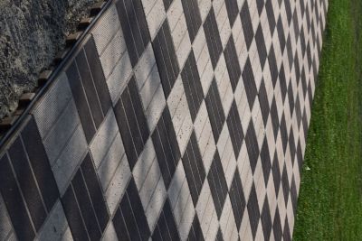 LOT de 102 (16,32 m2) Dalles de terrasse composite marron LATERA Original 40x40x4,5 cm