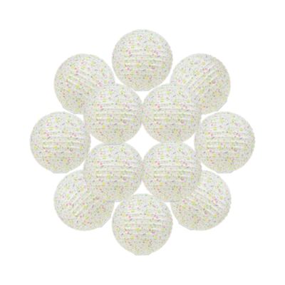 Lot de 12 Boules Japonaises Collection Liberty 30 cm