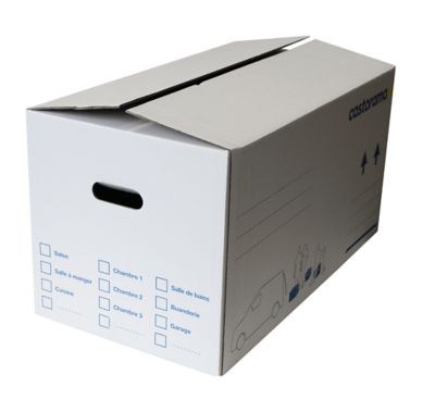 Lot de 15 cartons Castorama 78 L + Marqueur offert