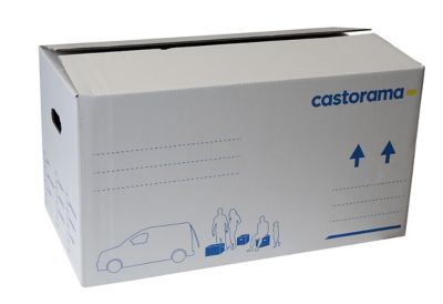 Lot de 15 cartons Castorama 78 L + Marqueur offert
