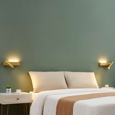 Lot de 2 appliques laiton tête de lit droite et gauche - Lodvi