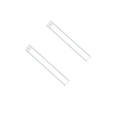Lot de 2 Barre LED Ultra slim à détection de mouvement 70 lumen 30 cm