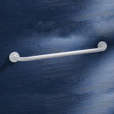 Lot de 2 barres de maintien droite PMR PELLET Essentiel acier époxy 60 cm blanc