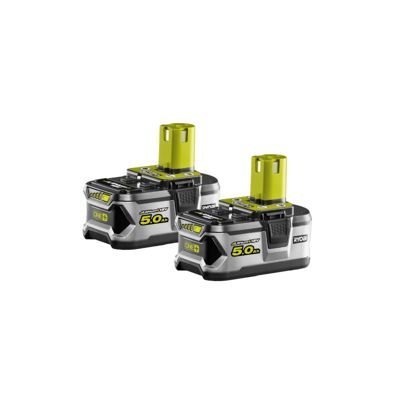 Lot de batteries RYOBI 18V One+ Lithium-ion RB18LL50