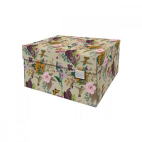 Lot de 2 boites de rangement Botanical 33x24x17cm Carton Dutch Design Brand