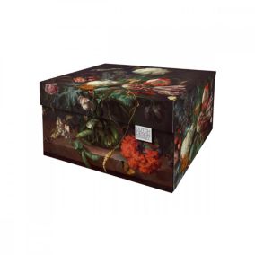 Lot de 2 boites de rangement Flowers 33x24x17cm Carton Dutch Design Brand