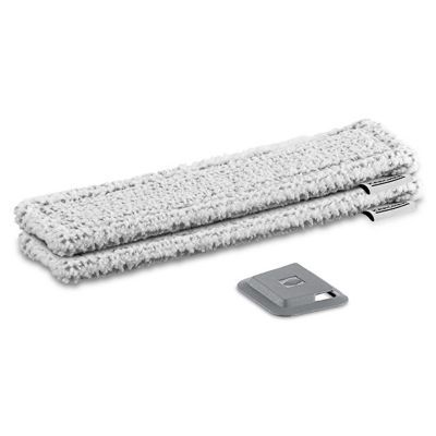 2 Bonnettes Microfibres Pour Nettoyeur Vitre KARCHER - Neuves