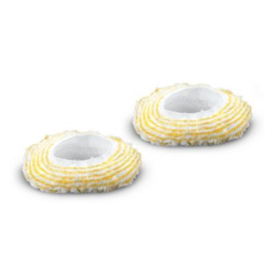 Lot de 2 bonnettes microfibres pour nettoyeur vapeur SC Karcher