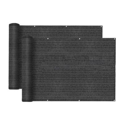 Lot de 2 Brise-vue clôture de jardin et balcon, couverture de protection contre le vent et le soleil -Longueur 300 xHauteur 100cm