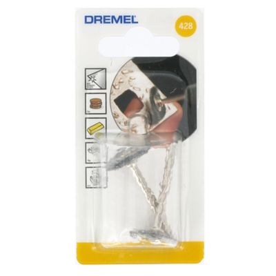 Lot de 2 brosses en acier Dremel 19 mm