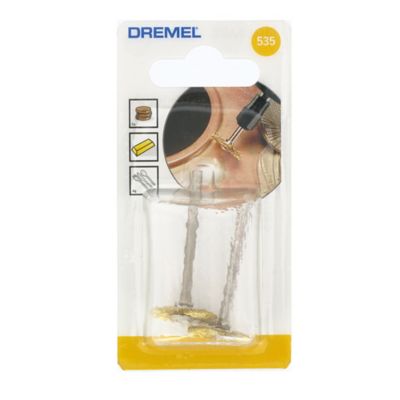 Lot de 2 brosses en laiton Dremel 19 mm