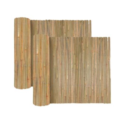 Lot de 2 Canisse en bambou,Brise-vue clôture de jardin décorative,couverture de protection contre le vent - H. 150 x L.300 cm