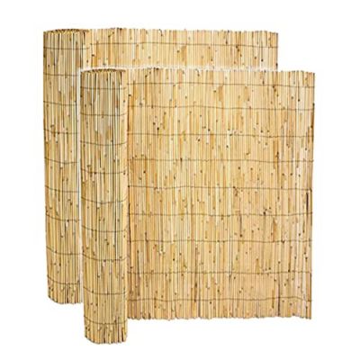 Lot de 2 canisse en bambou, clôture de jardin, brise vue, couverture de protection contre le vent et le soleil - P 150 x L 500 cm
