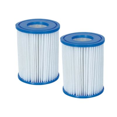 Lot de 2 cartouches filtrantes Bestway II 136x106mm, cartouches filtrantes piscine