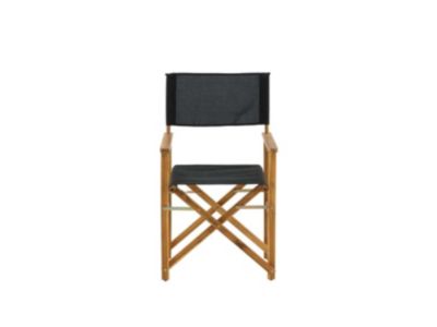 Lot de 2 chaise venture home H. 90 cm non pliable en bois interieur marron