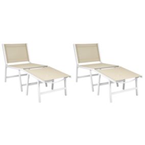 Lot de 2 chaises Beige MARCEDDI