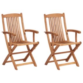 Lot de 2 chaises Bois Bois clair MAUI II