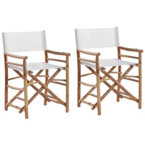 Lot de 2 chaises Bois Bois clair MOLISE