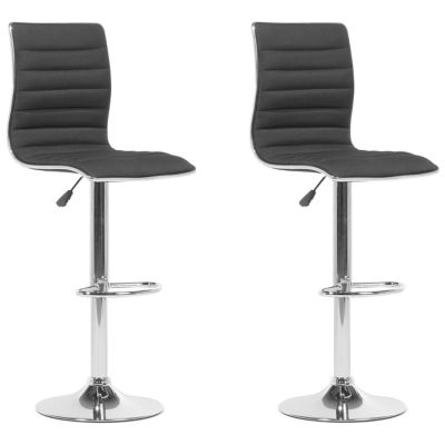 Lot de 2 chaises de bar LUCERNE Noir