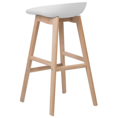 Lot de 2 chaises de bar MICCO Blanc