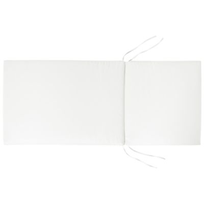 Lot de 2 chaises de jardin avec coussins JAVA PREMIUM Acacia Blanc cassé