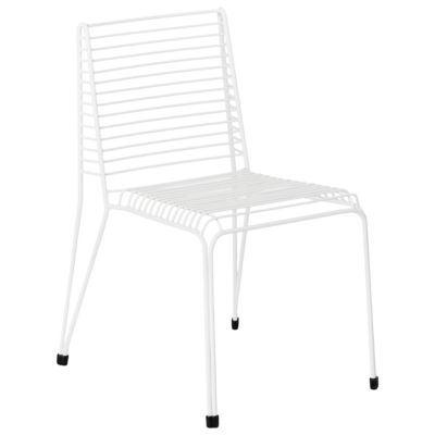 Lot de 2 chaises de jardin CHIEVE Métal Blanc