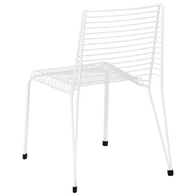 Lot de 2 chaises de jardin CHIEVE Métal Blanc