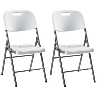 Lot de 2 chaises de jardin CUGNOLI Pliant Blanc