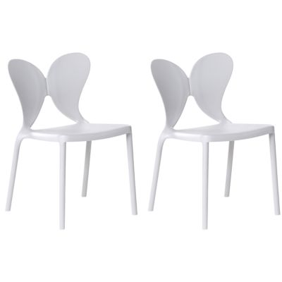 Lot de 2 chaises de jardin LARISSA Gris clair