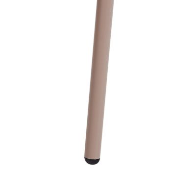 Lot de 2 chaises de salle à manger HOBACK Métal Beige