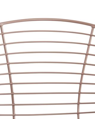Lot de 2 chaises de salle à manger HOBACK Métal Beige
