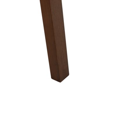 Lot de 2 chaises de salle à manger HOPKINS Bois Marron foncé