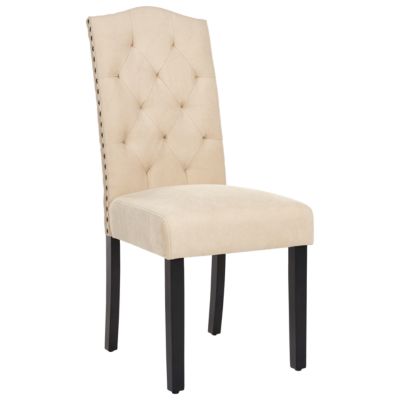 Lot de 2 chaises de salle à manger SHIRLEY Beige