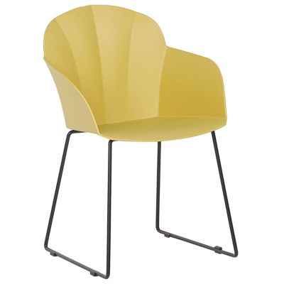 Lot de 2 chaises de salle à manger SYLVA Jaune