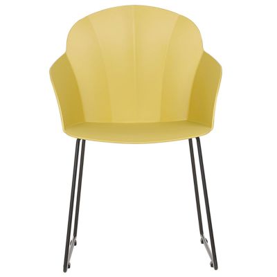 Lot de 2 chaises de salle à manger SYLVA Jaune