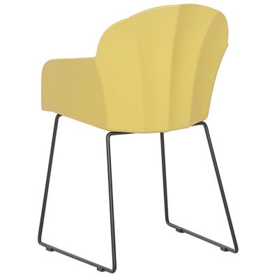 Lot de 2 chaises de salle à manger SYLVA Jaune