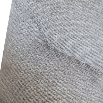 Lot de 2 chaises en tissu beige AREN - HAPPY GARDEN