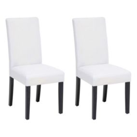 Lot de 2 Chaises à Housser "Jana" 96cm Noir