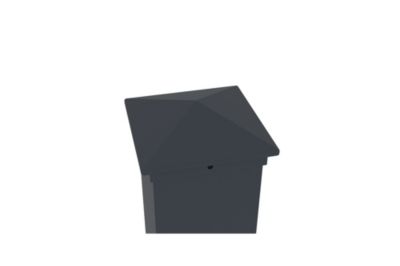 Lot de 2 clôtures aluminium 1,9m NIESEN H.90cm Gris