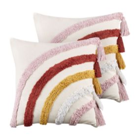 Lot de 2 coussins 45 x 45 cm multicolore RAINSTAR