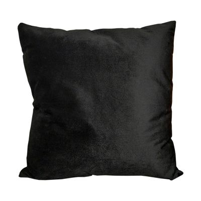 Lot de 2 coussins 45 x 45 cm velours noir et cerf doré - CERF DORÉ