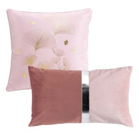 Lot de 2 coussins Bloomy Blushy - Douceur d'Intérieur