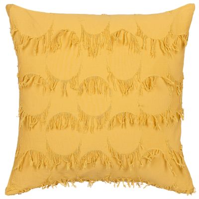 Lot de 2 coussins décoratifs AGASTACHE 45 x 45 cm Jaune Motif géométrique